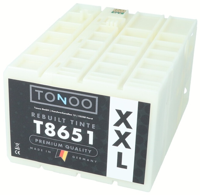 Tonoo® Tinte ersetzt Epson 86XXL | T8651XXL | C13T865140 Schwarz XXL