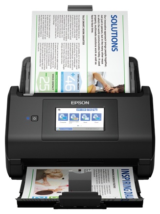 Epson WorkForce ES-580W Dokumentenscanner | A4 | 35 S./Min | Duplex | ADF 200 Blatt | USB, WLAN