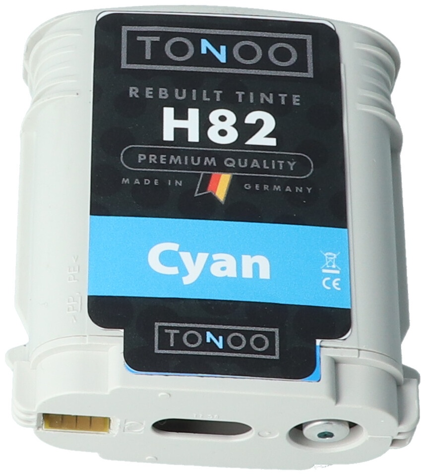 Tonoo® Tinte ersetzt HP 82 | C4911A Cyan XL