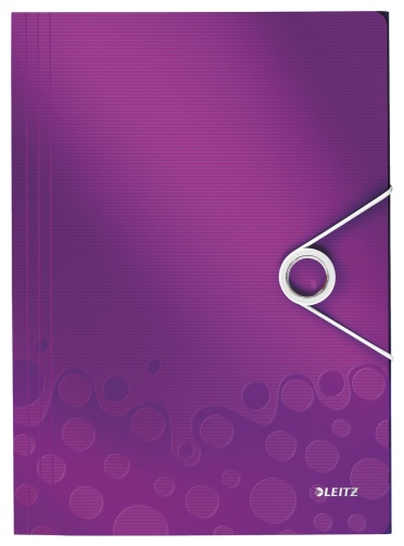 Leitz Eckspanner WOW 4599 | DIN A4 | Violett | Polypropylen (PP)