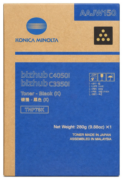 Original Konica Minolta TNP79K | AAJW150 Toner Schwarz