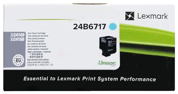 Original Lexmark 24B6717 Toner Cyan