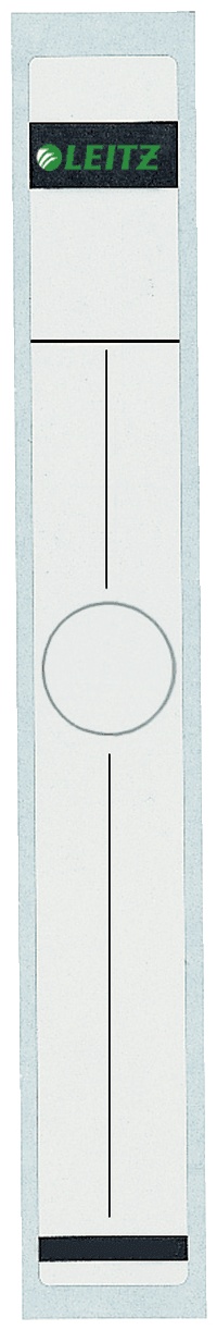 Leitz Ordneretiketten 6094 | Grau | für 5 cm Rücken | 10er-Pack