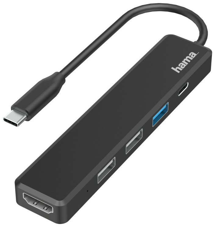 Hama 00200117 Dockingstation | USB-C | 1 Monitor (HDMI) | 1× USB-A