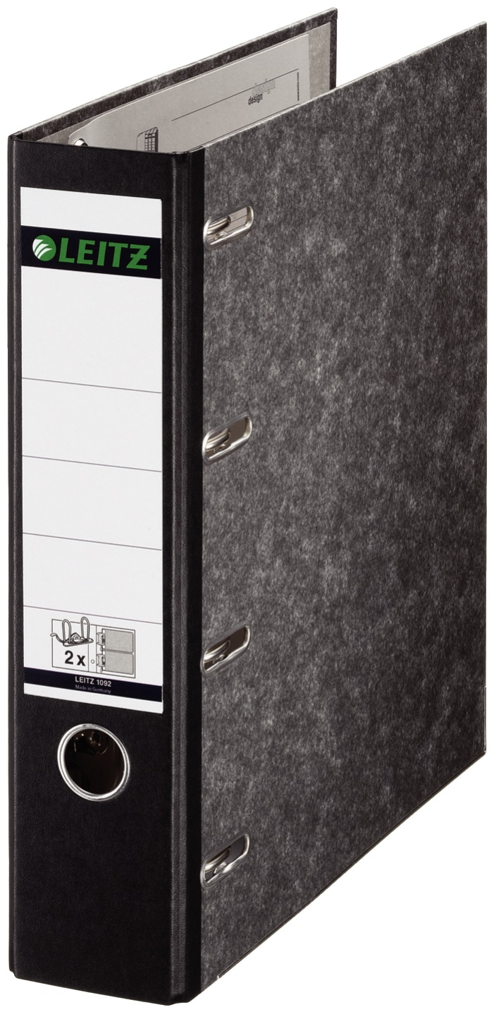 Leitz Doppelordner 1092 | DIN 2 x A5 | 7,5 cm | Schwarz