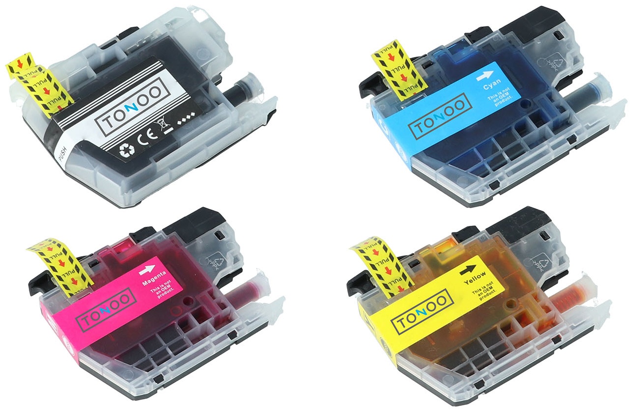 Tonoo® Tinte ersetzt Brother LC421XLVAL Spar Set XL
