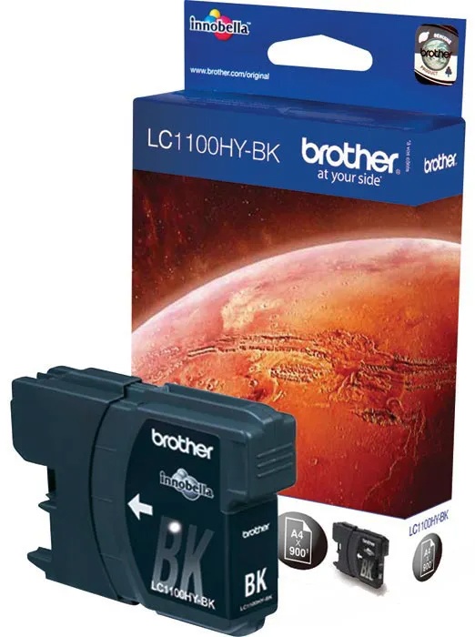 Original Brother LC1100HYBK Tinte Schwarz XL
