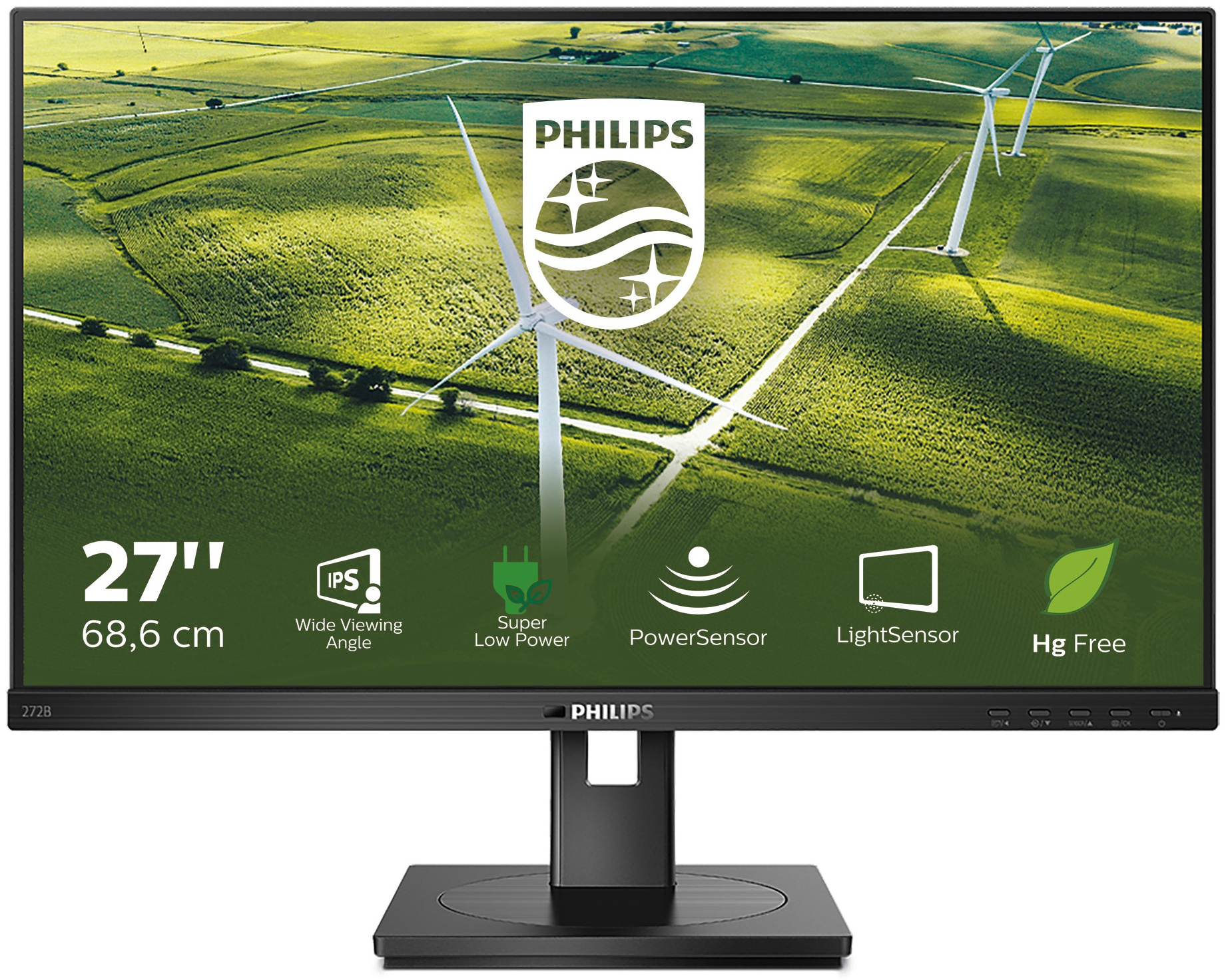 Philips B Line | 272B1G/00 Monitor 27 zoll | 68,6 cm | Full HD | 1920 x 1080 | Schwarz