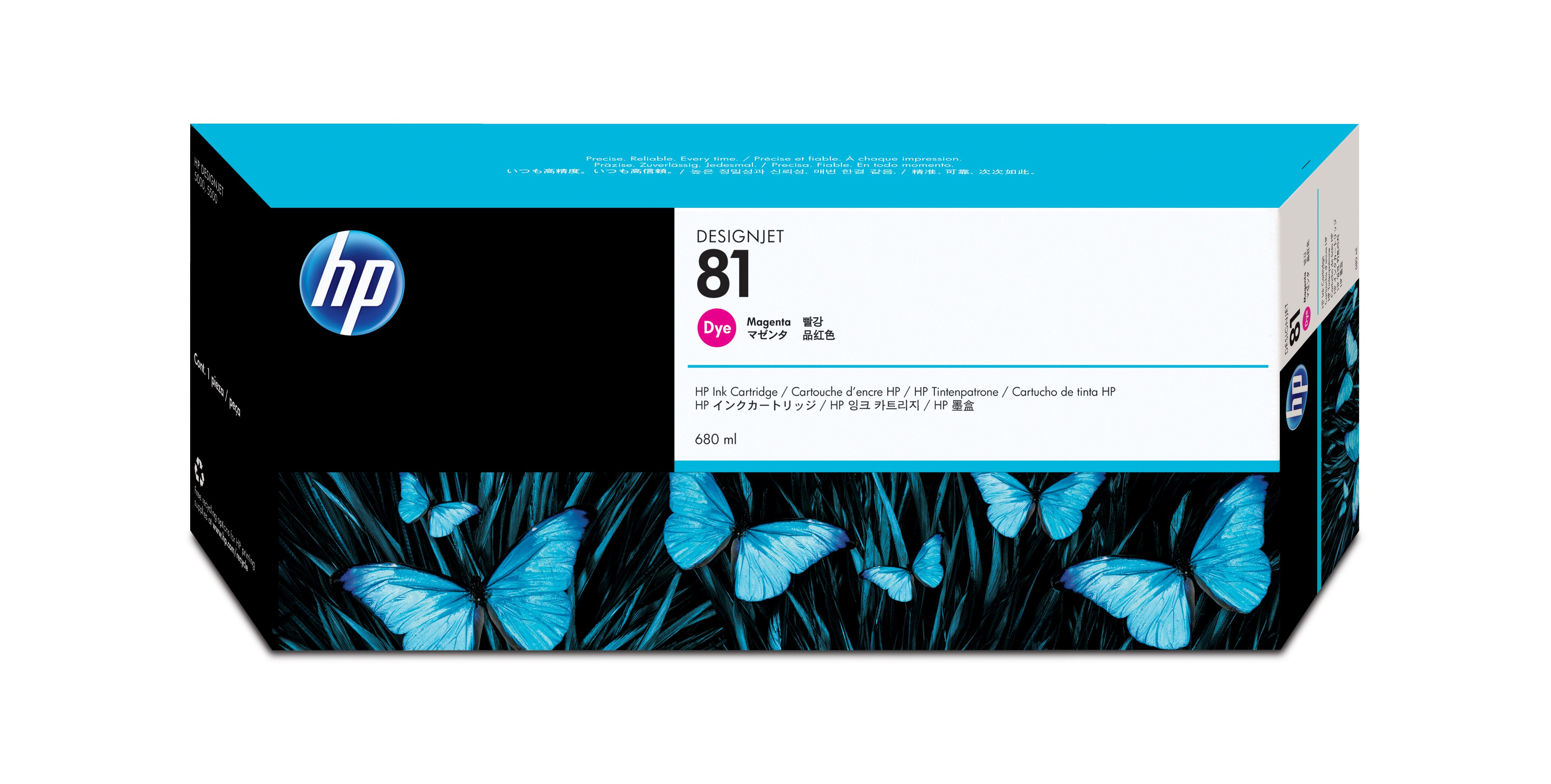Original HP 81 |  C4932A Tinte Magenta ( 2022 )
