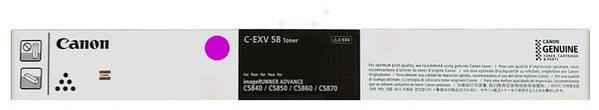 Original Canon C-EXV58L | 3768C002 Toner Magenta ( Neutrale Box )