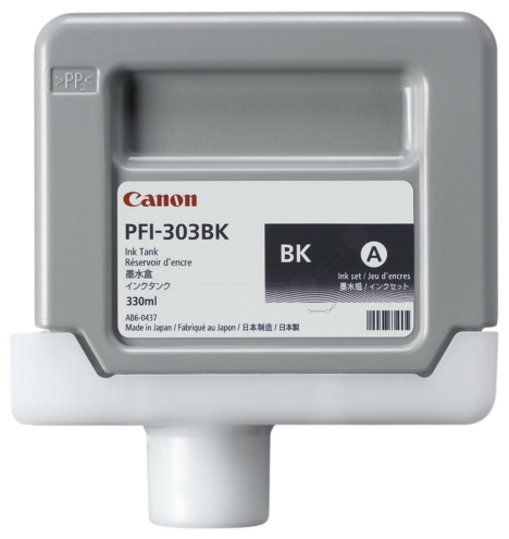 Original Canon PFI303 BK | 2958B001 Tinte Schwarz ( 2023 )