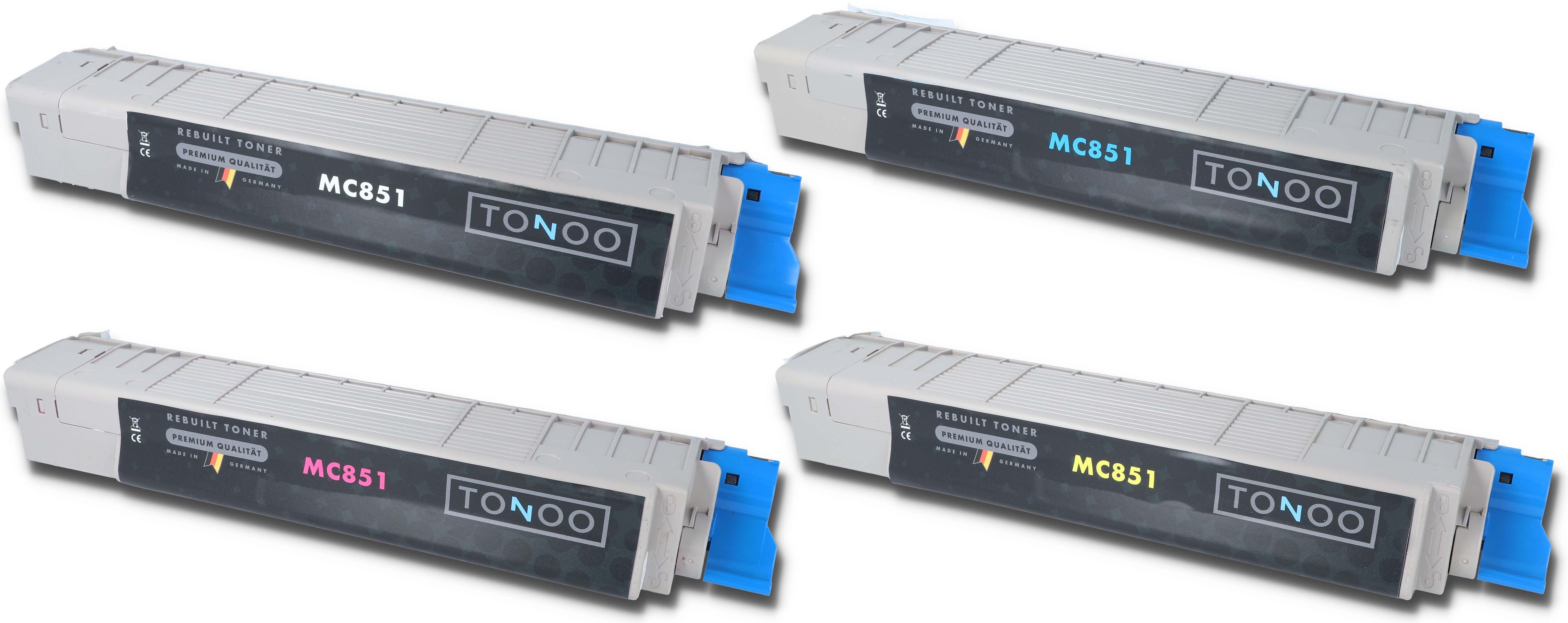 Tonoo® Toner ersetzt OKI MC851 | MC861 | Spar Set