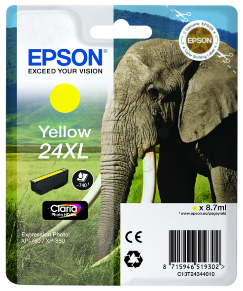 Original Epson 24XL | C13T24344012 Tinte Gelb XL
