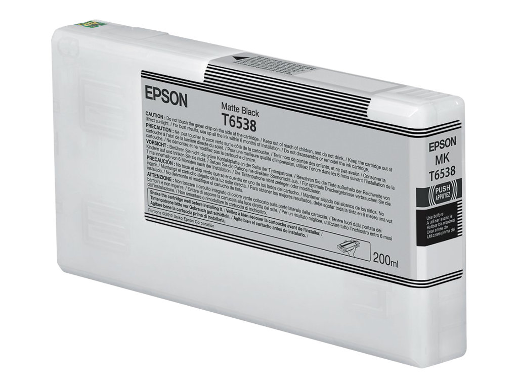 Original Epson T6538 | C13T653800 | Matt Schwarz Tintenpatrone ( 2020 - 2023 )
