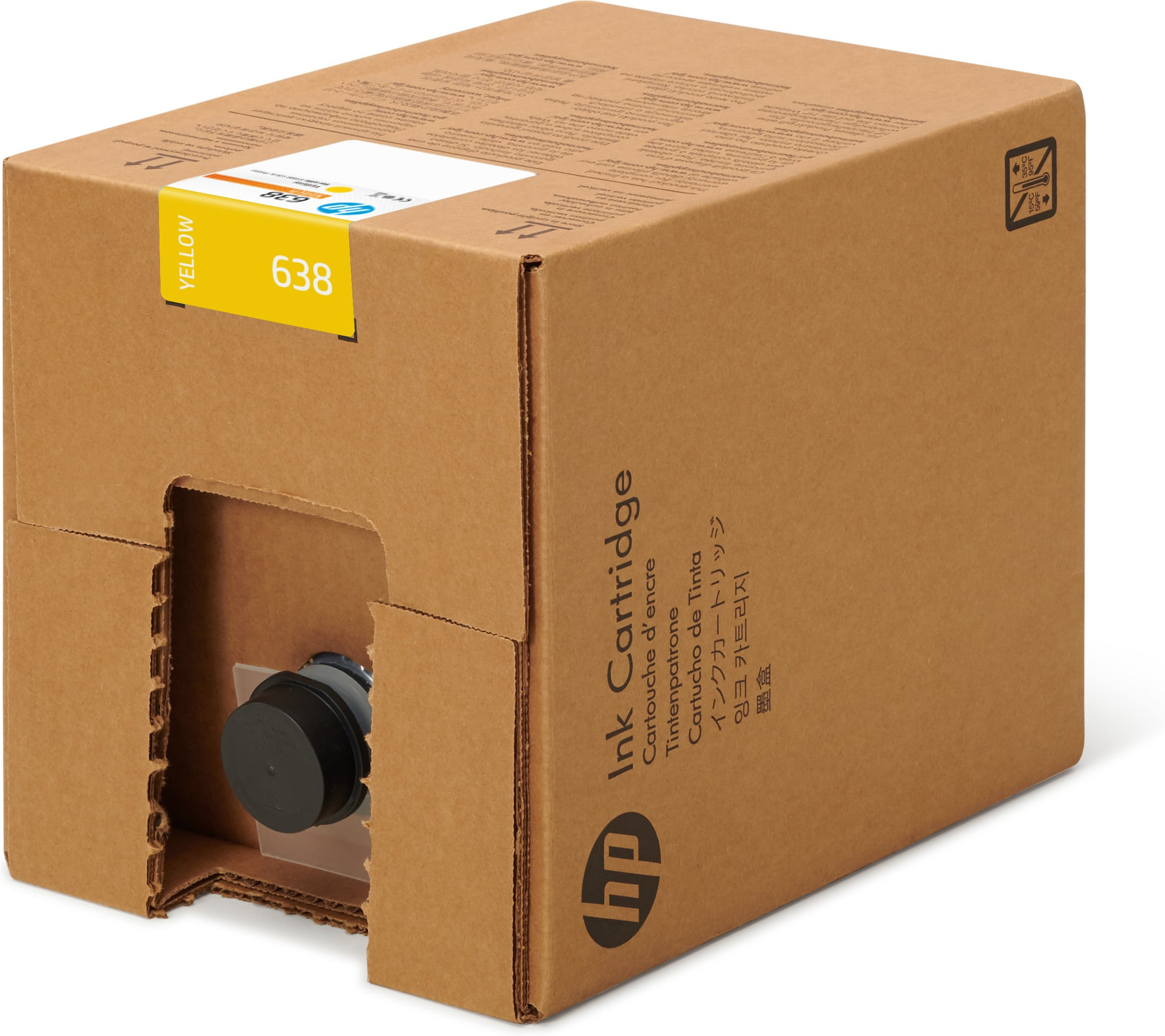 Original HP 638 | 4UV66A Tinte Gelb ( 2023 - 2024 ) 10L