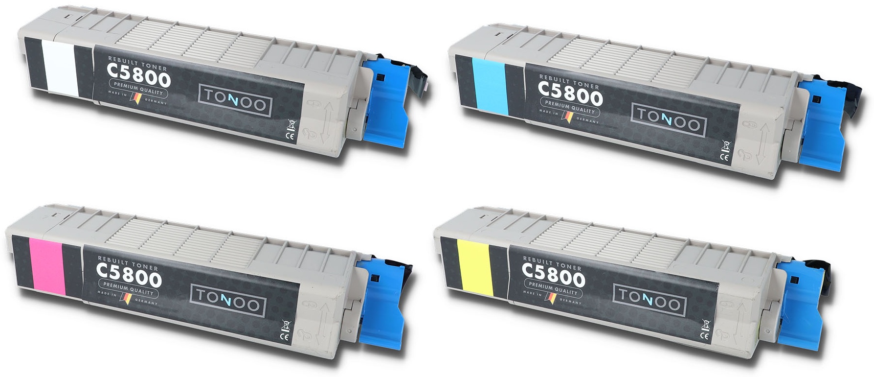 Tonoo® Toner ersetzt OKI C5800 | C5900 | Spar Set