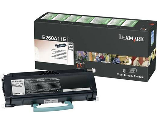 Original Lexmark E260A11E Toner Schwarz