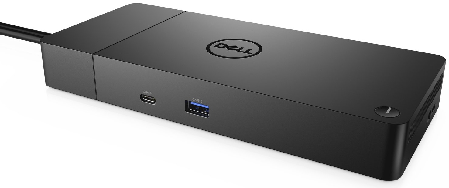 Dell WD19DCS Dockingstation | USB-C | 3 Monitore (2× DP, HDMI) | lädt Laptop mit 210 W | Gigabit-LAN | 3× USB-A