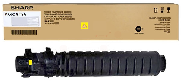 Original Sharp MX62GTYA | MX-62GTYB Toner Gelb