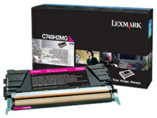 Original Lexmark C748H2MG Toner Magenta XL