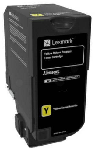 Original Lexmark 74C2HY0 Toner Gelb
