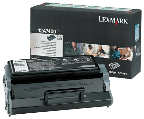 Original Lexmark 12A7400 Toner Schwarz