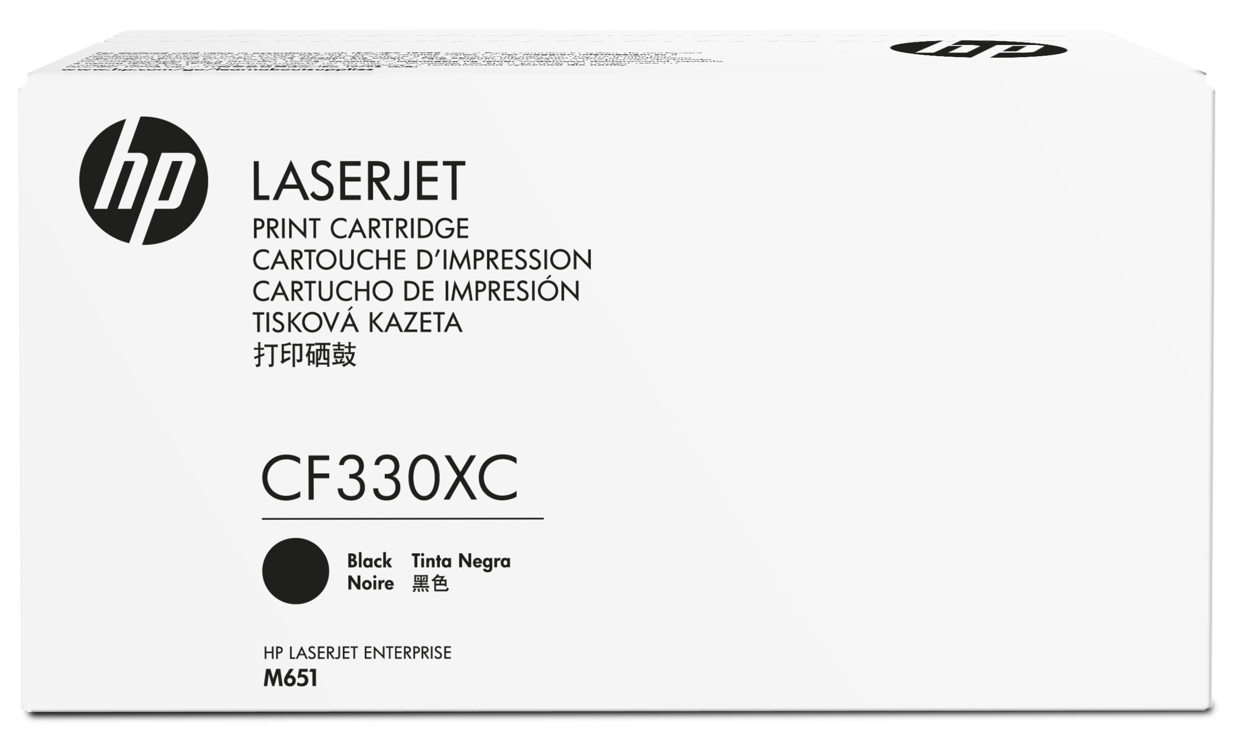 Original HP CF330X | CF330XC | 654X Toner Schwarz XL