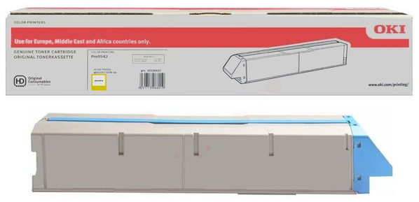 Original OKI 45536437 Toner Gelb