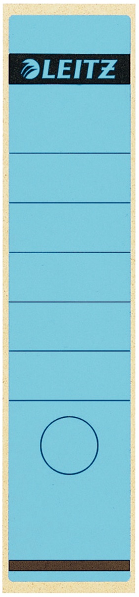 Leitz Ordneretiketten 1640 | Blau | für 8 cm Rücken | 100er-Pack