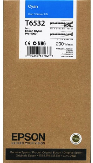 Original Epson T6532 | C13T653200 Tinte Cyan ( 2024 )