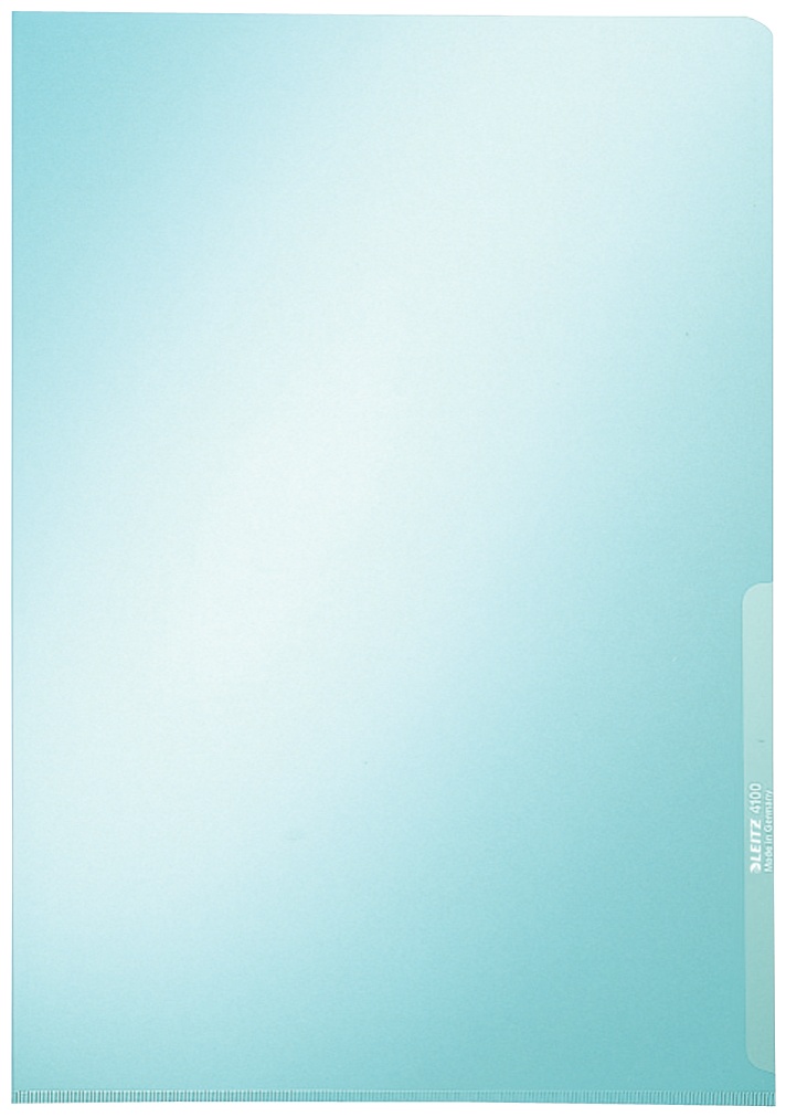 Leitz Sichthülle Premium 4100 | DIN A4 | glatt | 0,15 mm | Blau | 100er-Pack