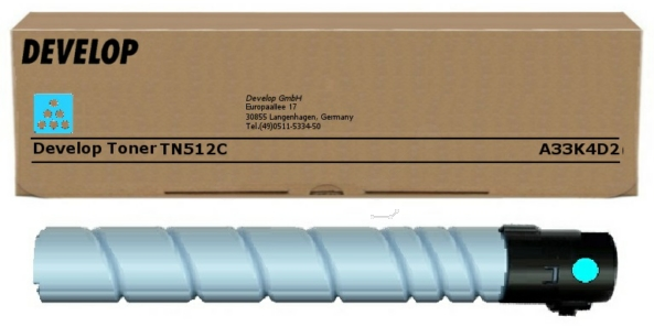 Original Develop TN512 C | A33K4D2 Toner Cyan