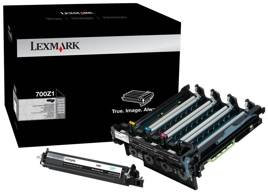 Original Lexmark 70C0Z10 | 700Z1 Trommel Schwarz ( B-Verpackung )