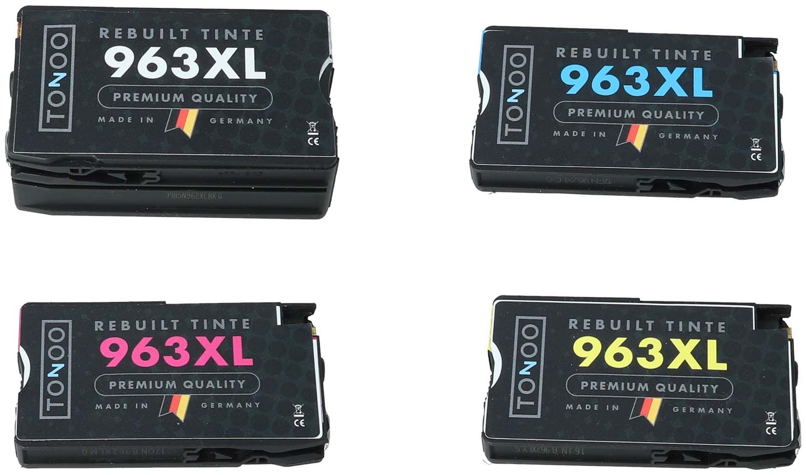 Tonoo® Tinte ersetzt HP 963XL | 3YP35AE BK/C/M/Y Spar Set XL
