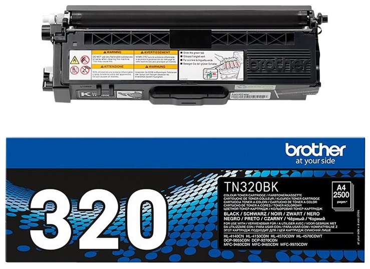 Original Brother TN320BK Toner Schwarz