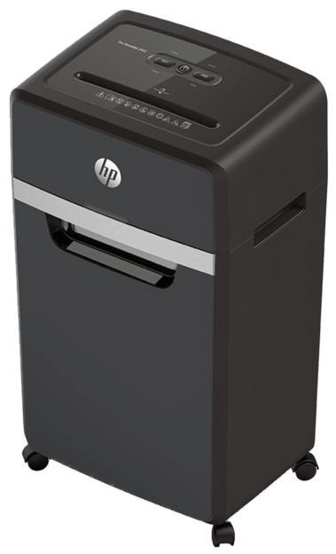 HP Pro Shredder 24CC Aktenvernichter | P-5 Mikroschnitt | 24 Blatt | 30 l | Schwarz