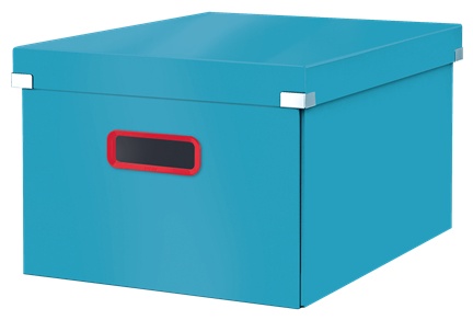 Leitz Aufbewahrungsbox Click & Store Cosy | 18,5 l | 28,1 x 37 x 20 cm | Blau