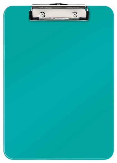 Leitz Klemmbrett WOW 3971 | DIN A4 | Eisblau | Kunststoff