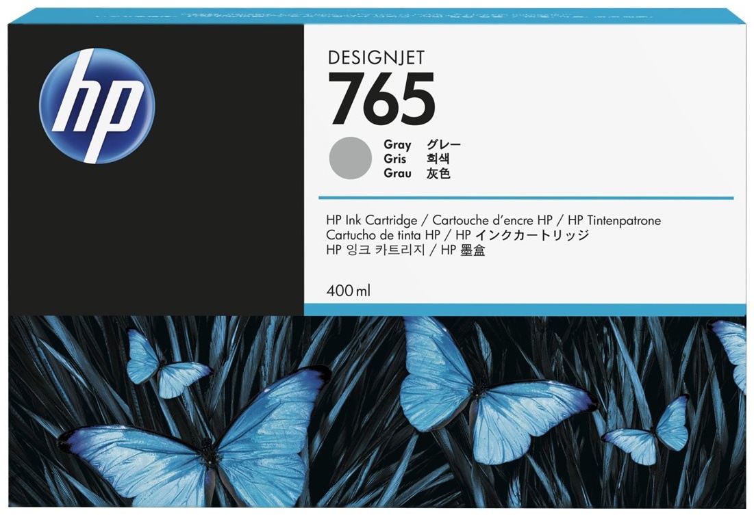 Original HP 765 | F9J53A Tinte Grau