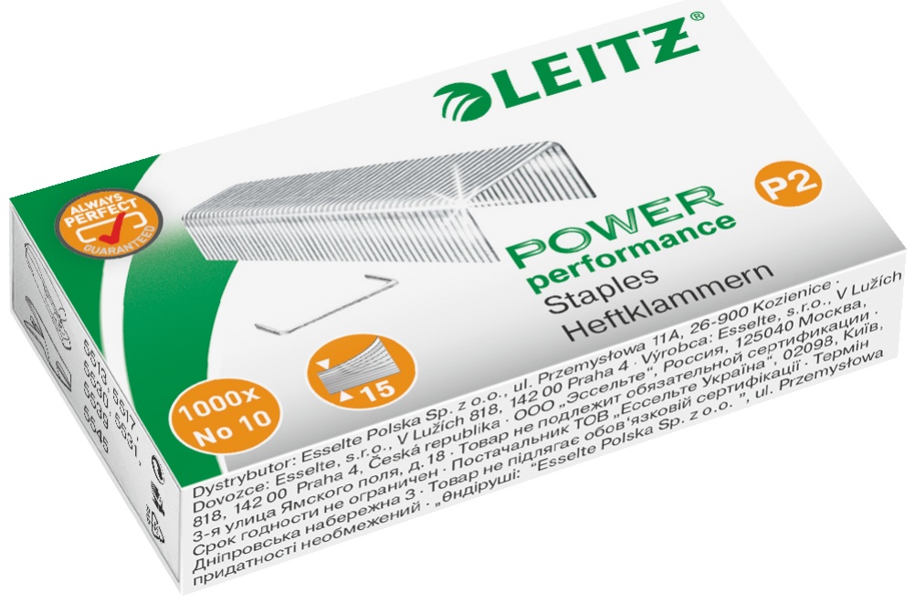 Leitz Heftklammern 5577 | No.10 | 1000 Stück