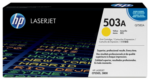 Original HP Q7582A | 503A Toner Gelb