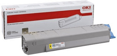 Original OKI 44059253 Toner Gelb XL