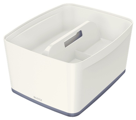 Leitz Aufbewahrungsbox MyBox Einsatz für | 6 l | 37,5 x 30,7 x 10,1 cm | Perlweiß