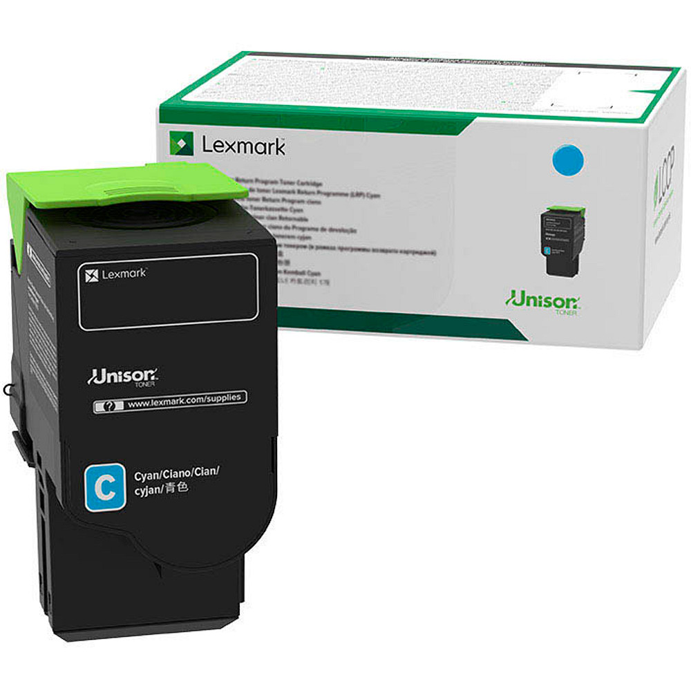 Original Lexmark 78C2UC0 Toner Cyan XXL