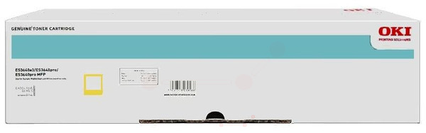 Original OKI 43837105 Toner Gelb