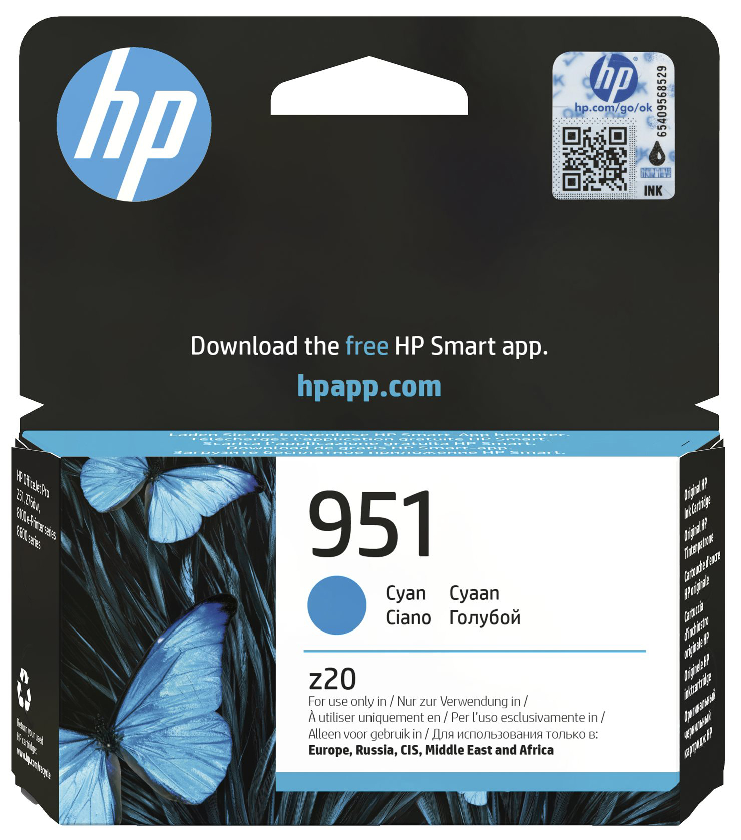 Original HP 951 | CN050AE Tinte Cyan
