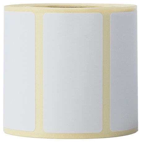 Brother Etikettenrolle BDE-1J026051-060 (12 Rollen) | 51x26 mm | Weiß | Papier