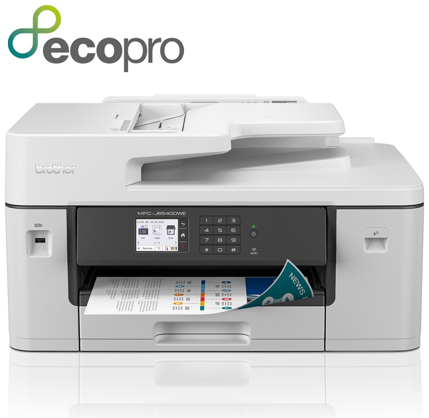 Brother MFC-J6540DWE Farb Tinten Multifunktionsdrucker | A3 | WLAN