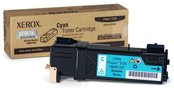 Original Xerox Phaser 6125 | 106R01331 Toner Cyan