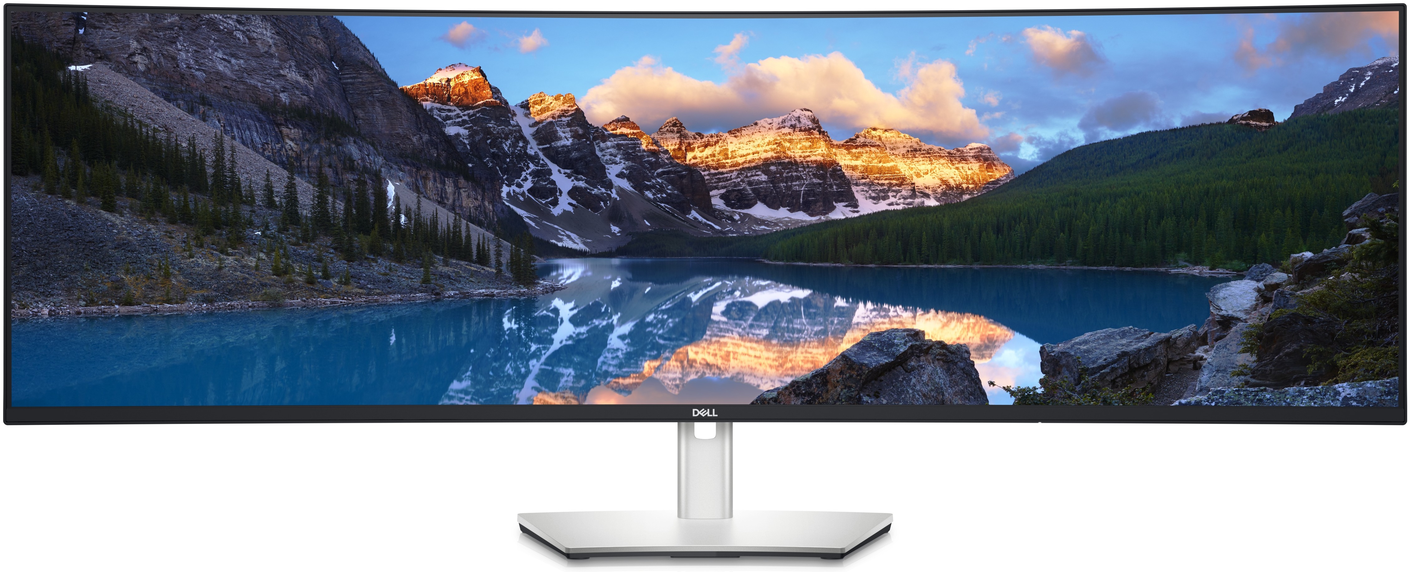 Dell UltraSharp | U4924DW Curved-Monitor 49 zoll | 124,5 cm | DQHD | 5120 x 1440 | Schwarz / Silber